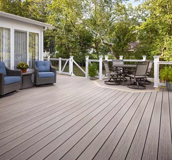House deck installation