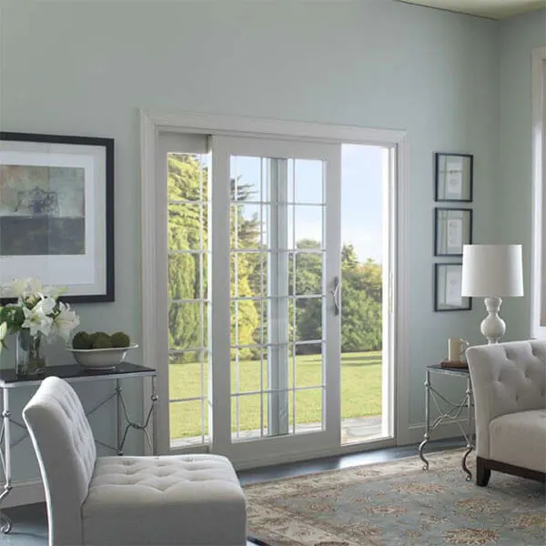 glass sliding patio door